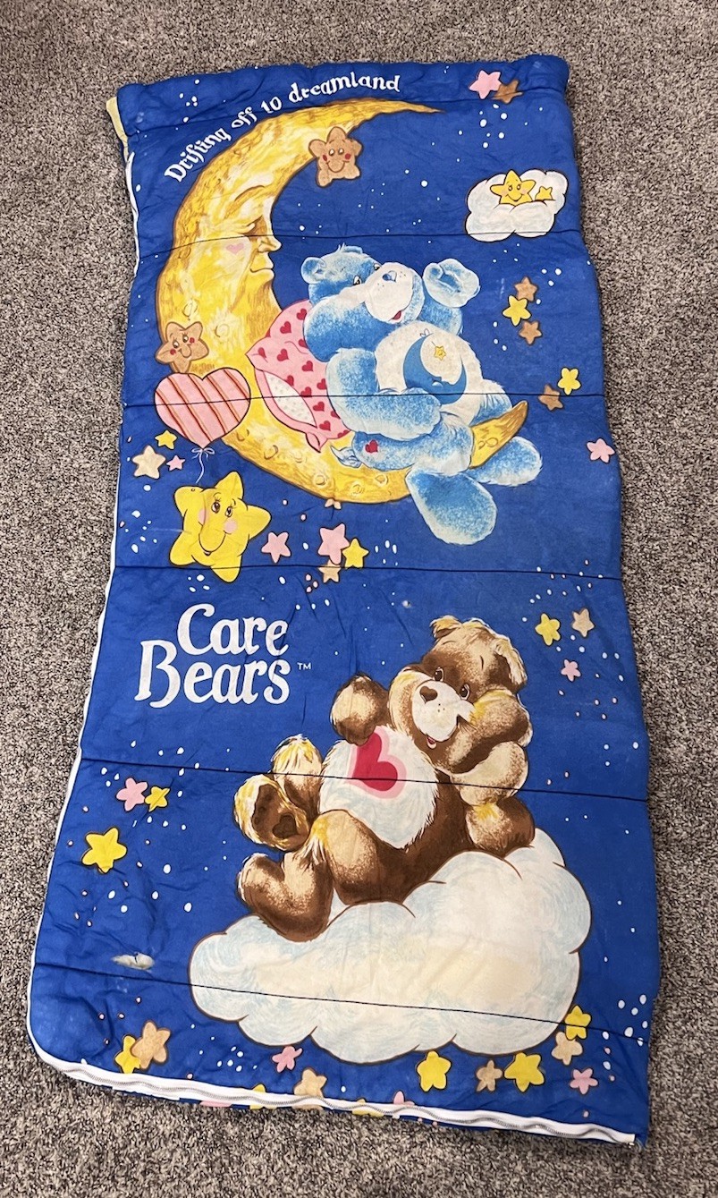 Vintage Care Bears Sleeping Bag 1984