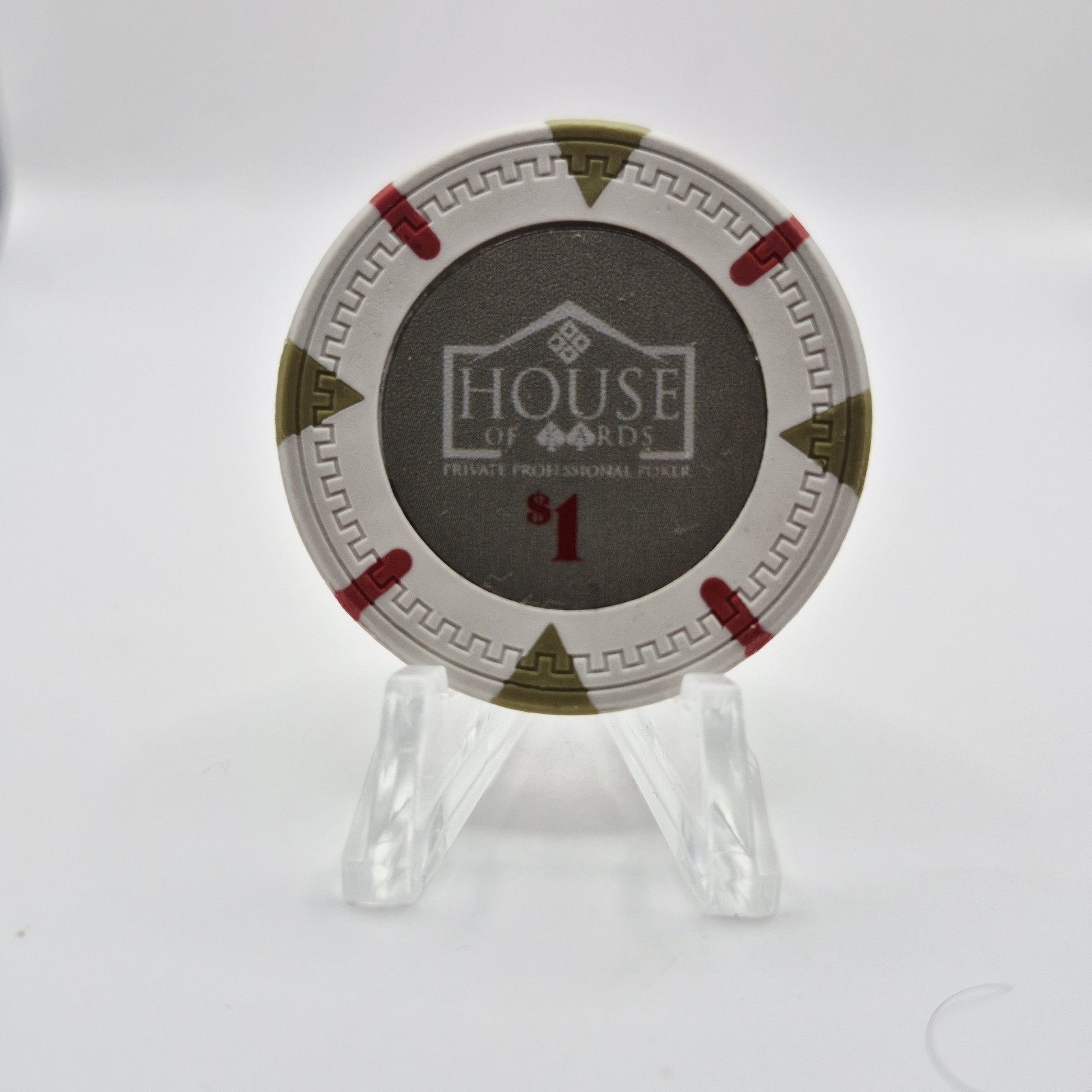House of Cards Poker Club Beaumont Texas $1 Casino Chip