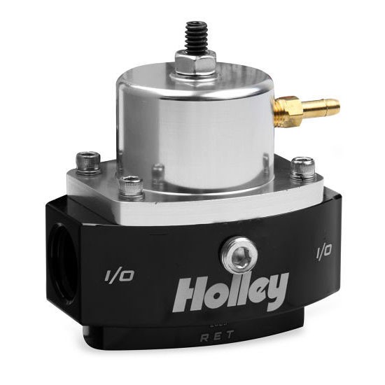 Holley 12-879 Fuel Press Regulator 4-65 PSI w/FiTech 80117 Gauge