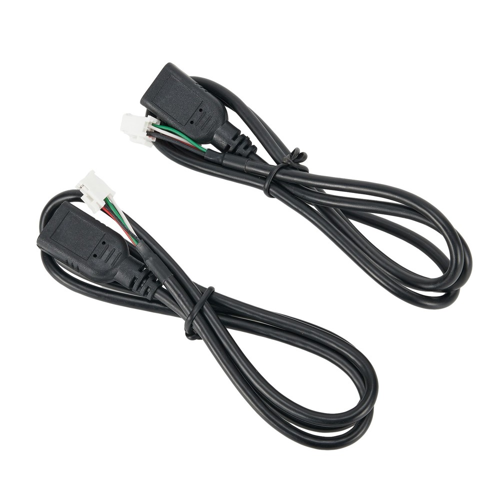 2pcs Car USB Cable Adapter 4Pin & 6Pin Accessories Connector For Android