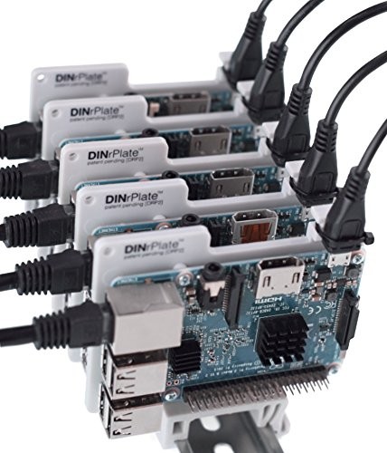 DIN Rail Mount for Raspberry Pi (3-Pack)