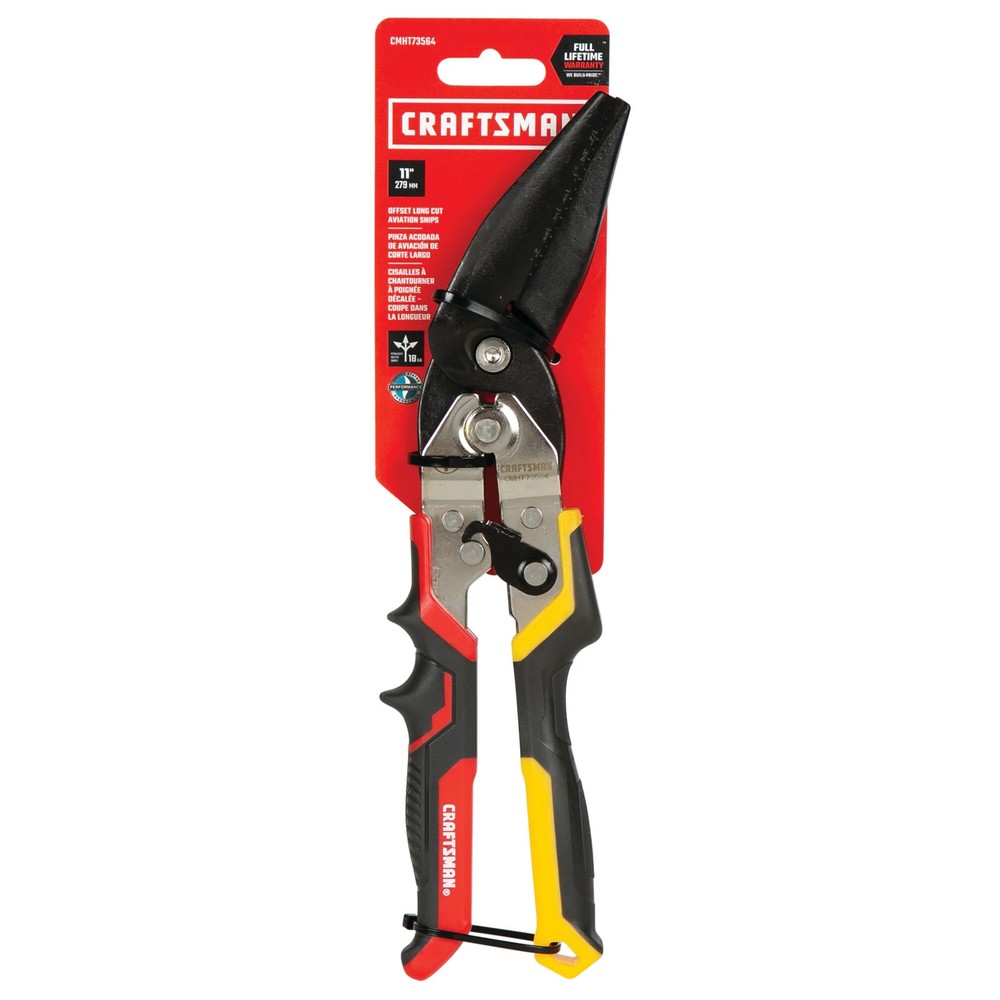 CRAFTSMAN Offset Long Cut Aviation Snips - CMHT73564