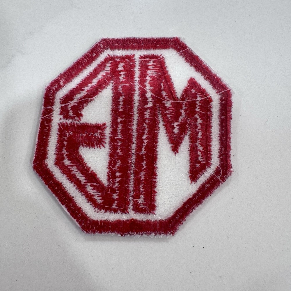 Vintage MG Motors UK Authentic Iron On Patch