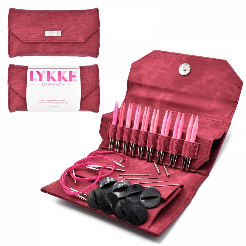 Lykke Interchangable Knitting Needle Set: New Case Colors