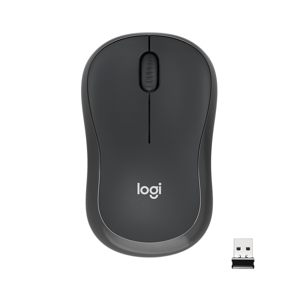Logitech - M220 SILENT Wireless Optical Ambidextrous Mouse - Graphite