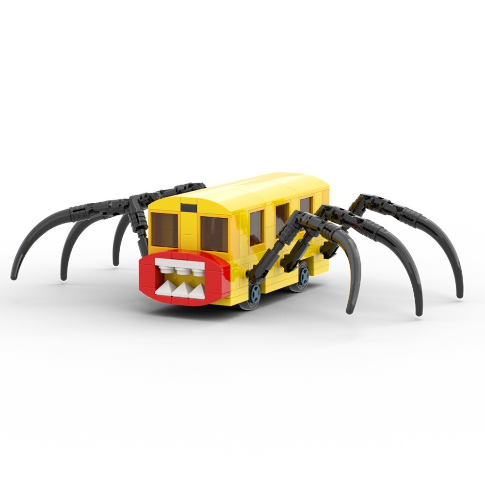 165 PCS Choo Choo Charles MOC - BUS EATER Spider Bus Devil Creative Toys