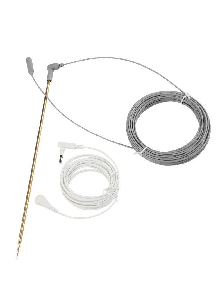 30cm Grounding Rod Kit with Two Wires for Secure Electrical Connection