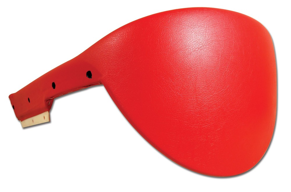 Dash Pad Pair - Red - With 4 Hole Grab Bar Insert for 1963-1964 C2 Corvette