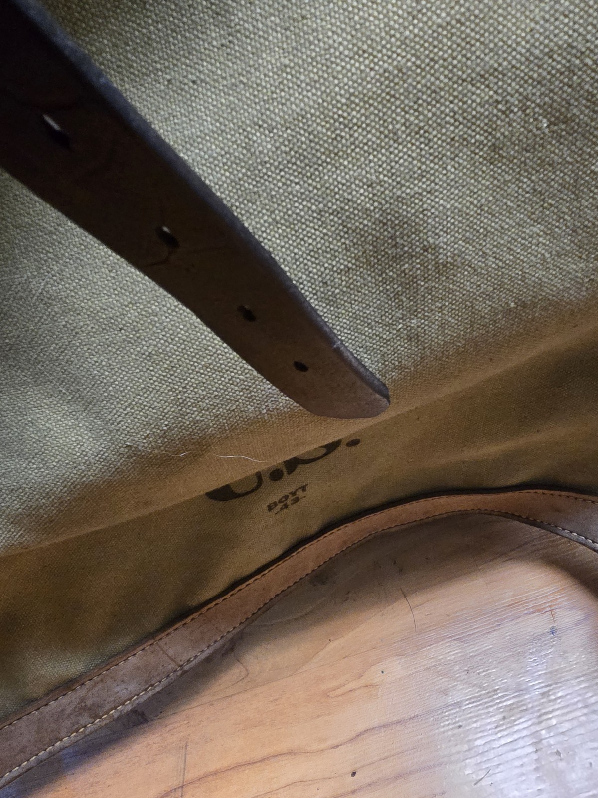 US Cavalry Training Saddle With Straps