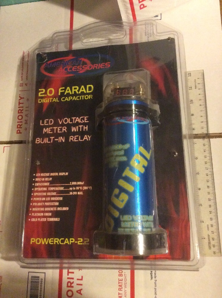 AMERICAN ACCESSORIES 2.0 FARAD DIGITAL CAPACITOR