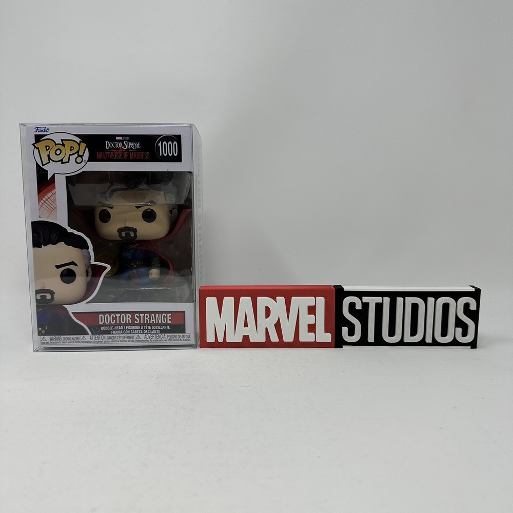 3D Printed MARVEL STUDIO (GITD) FanSign for your Pops & collectibles