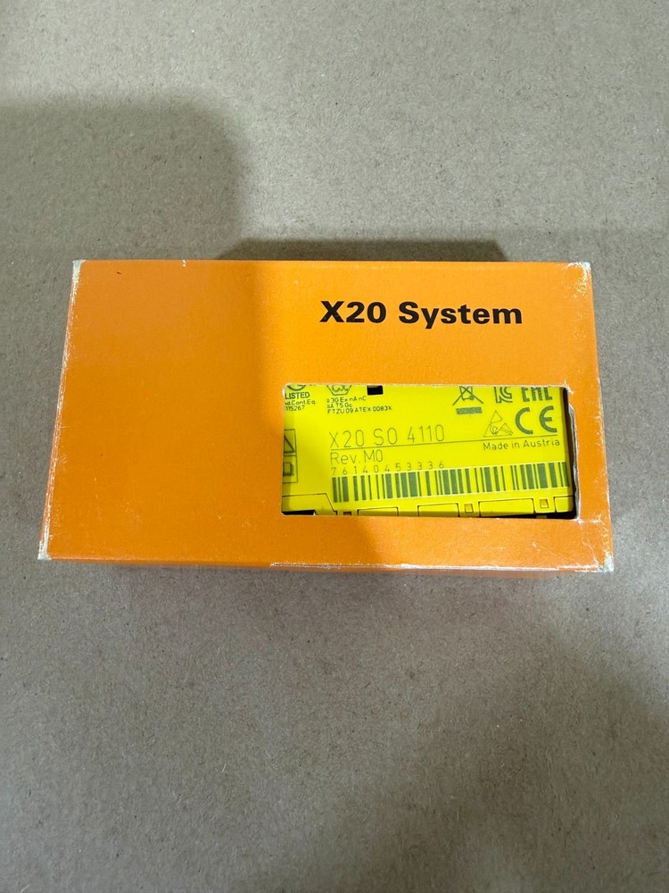 B&R Automation X20 SO 4110 POWERLINK Digital Control Input Module Rev M0