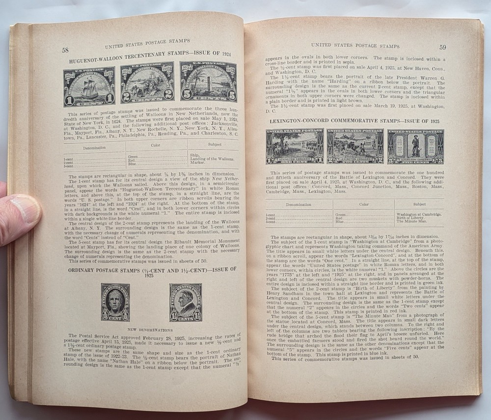 Postage Stamps of the United States 1847-1953, Green Softcover Catalog Guide