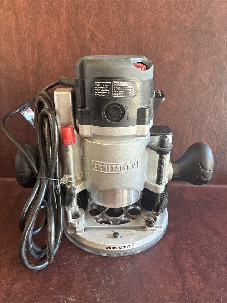 Craftsman 320.27666 Variable Speed Plunge Router
