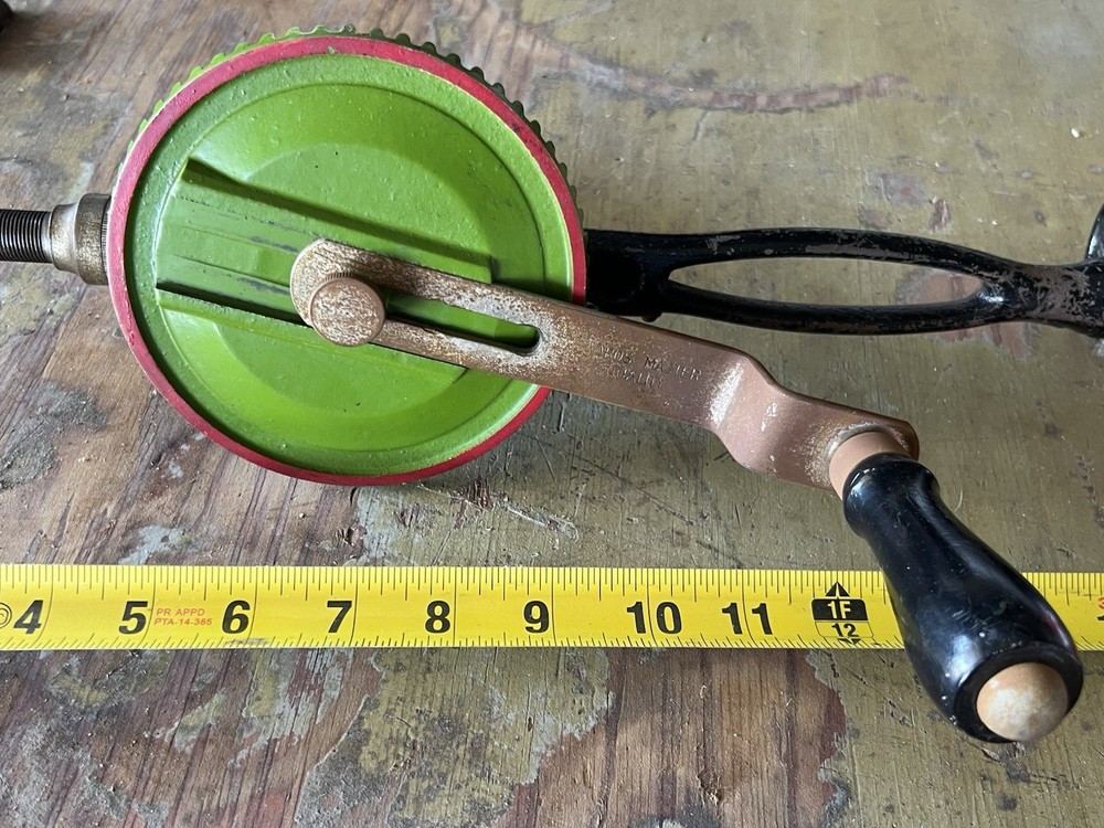 Vintage Cast Iron Hand Drill / Breast Drill