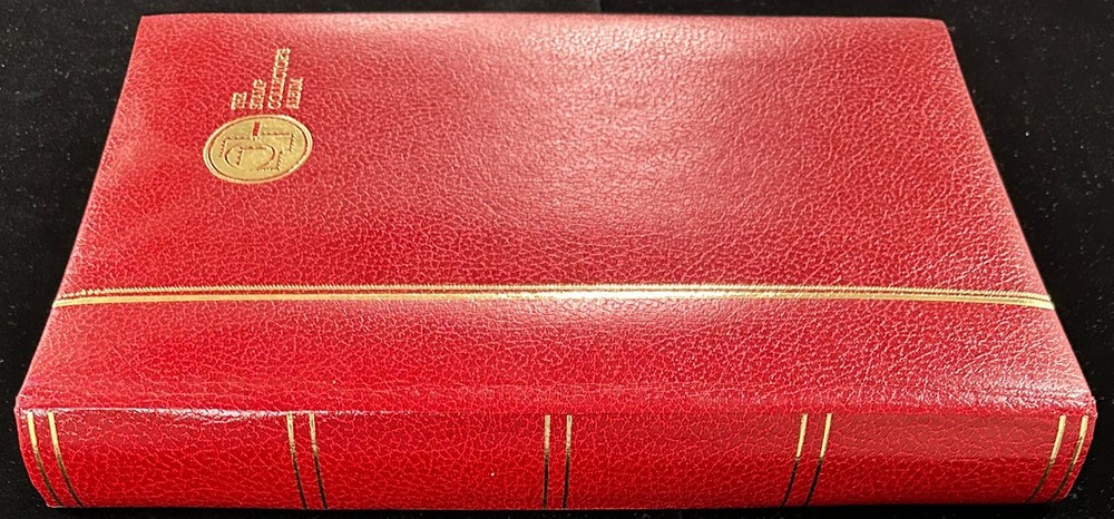 Anco GL-2000 Stamp Album, Red, 24 Pages, 9-Row Double-Sided Pages