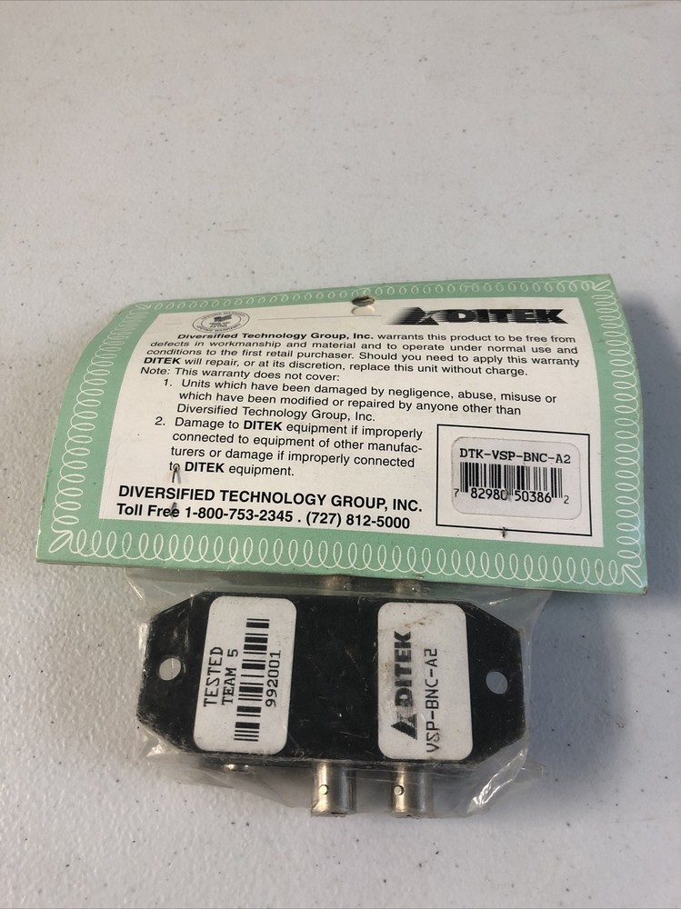 DITEK DTK-VSP-BNC-A2 Video BNC Surge Protector