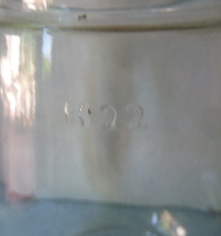 Clear Railroad Lantern Globe H-22, 7" tall