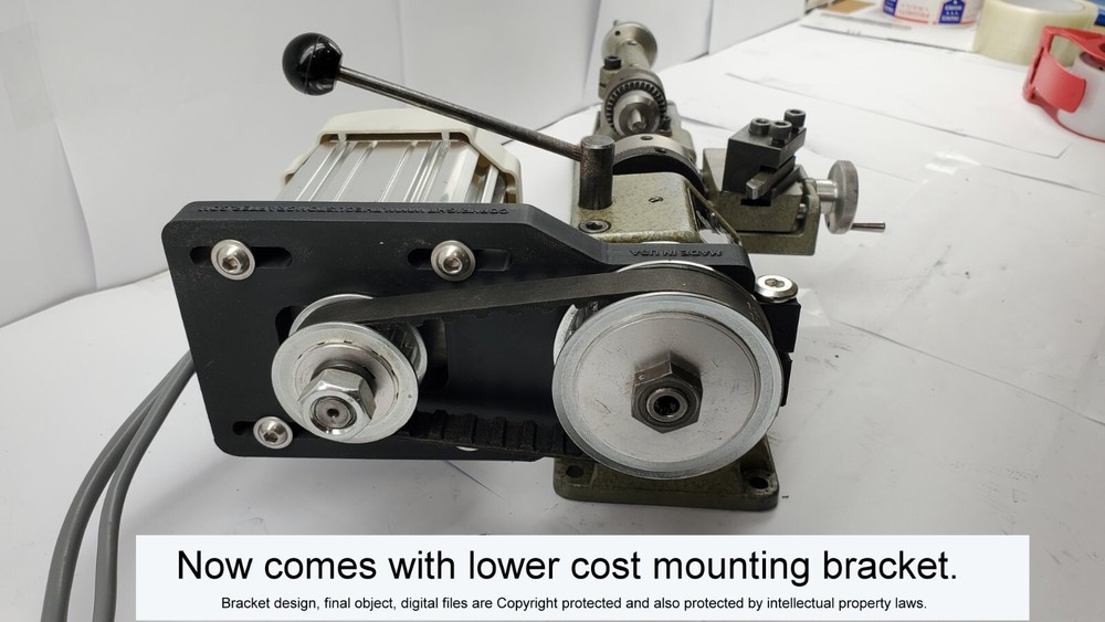 Emco Unimat Lathe 550W Variable Speed Spindle Motor Upgrade with reverse