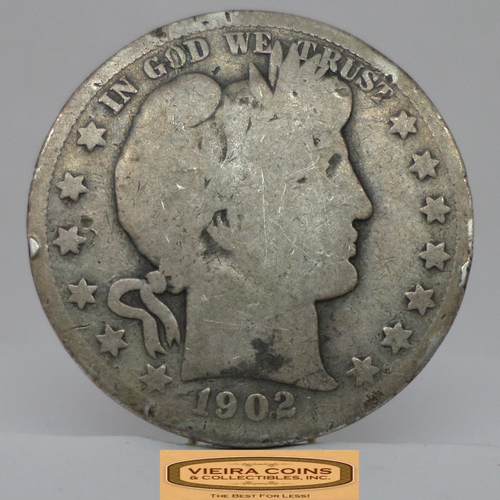1902-S Barber Silver Half Dollar - #C57069NQ