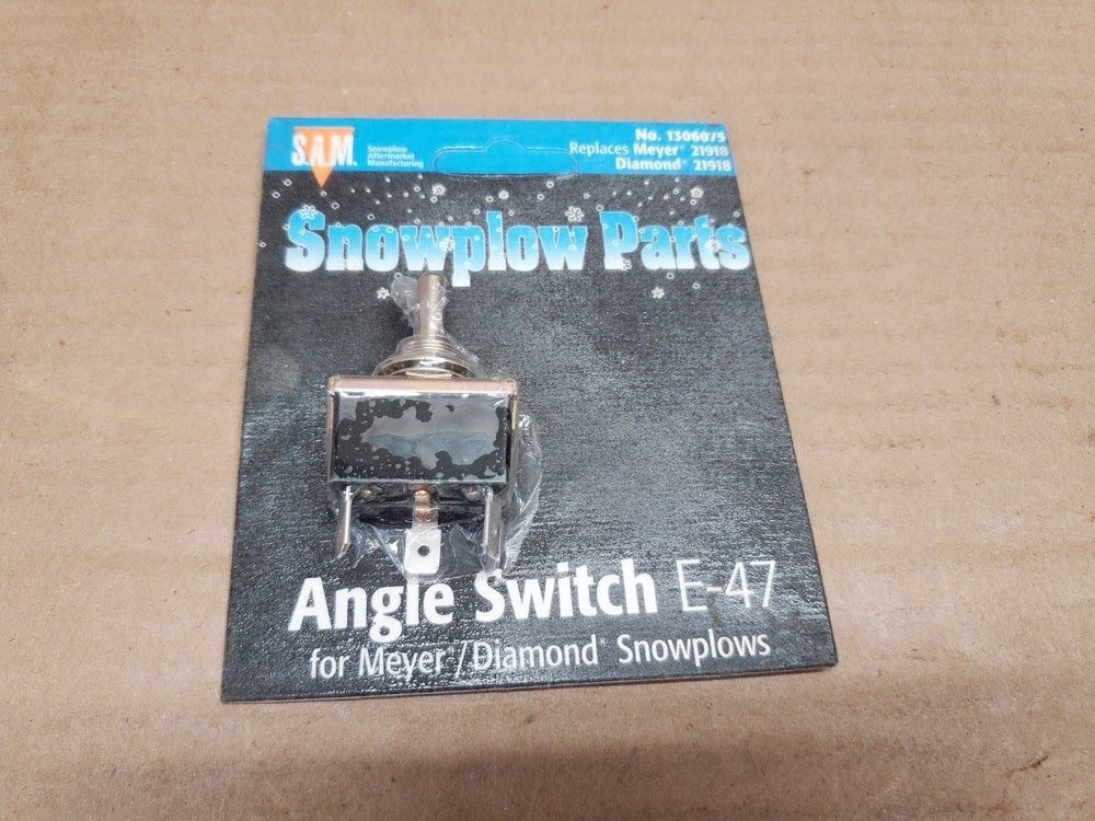 SAM 1306075 Power Angle Switch (E47) Snow Plow Pump Meyer 21918 Toggle Control