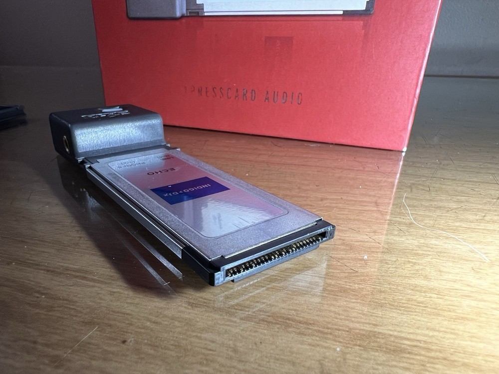 Echo Indigo DJx ExpressCard Laptop Audio Interface Boxed Tested with Cable