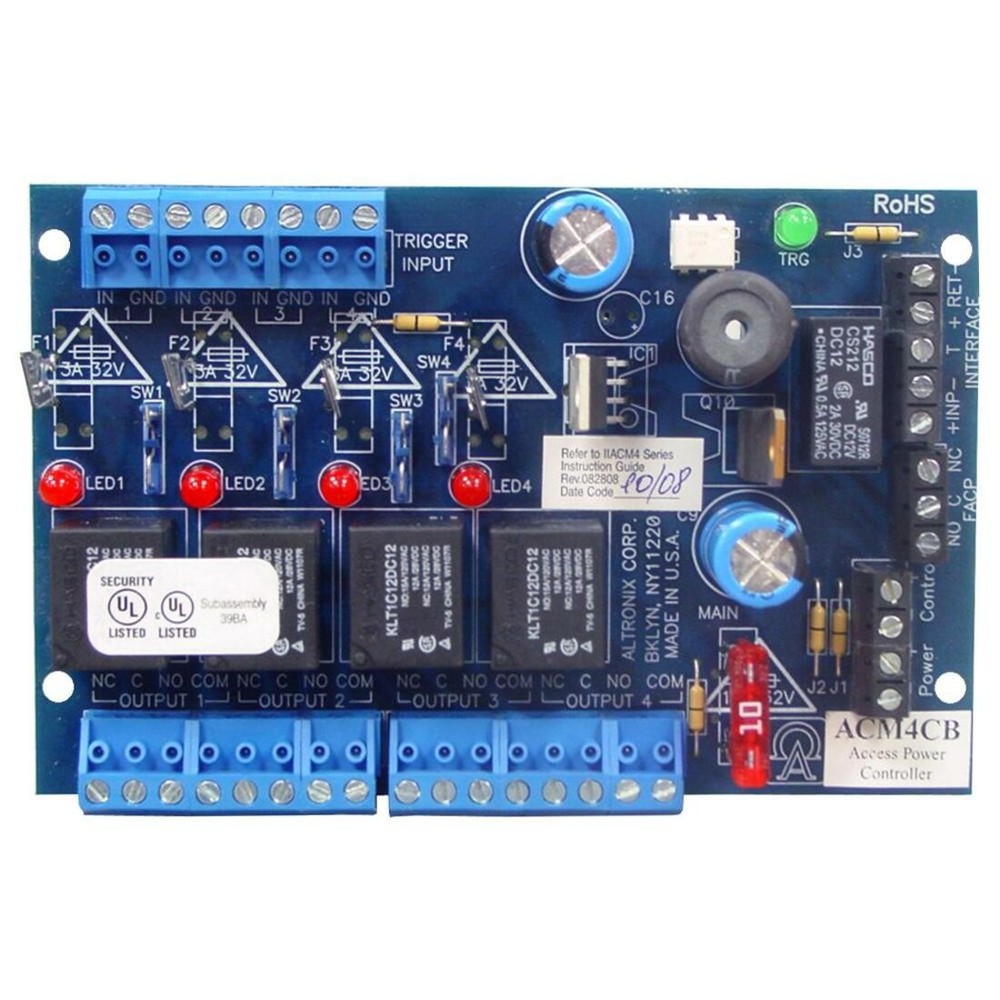 Altronix ACM4CB Four Output Access Power Control Module Board