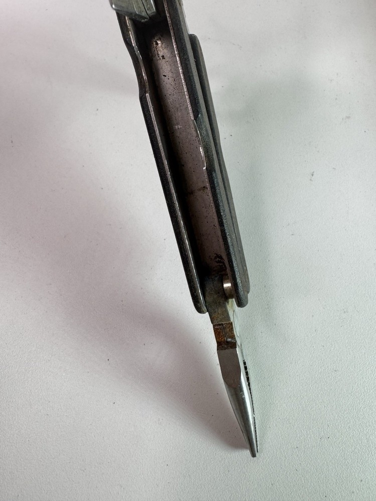 Vintage Mini Multi Tool Pliers Knife Saw 6” Open