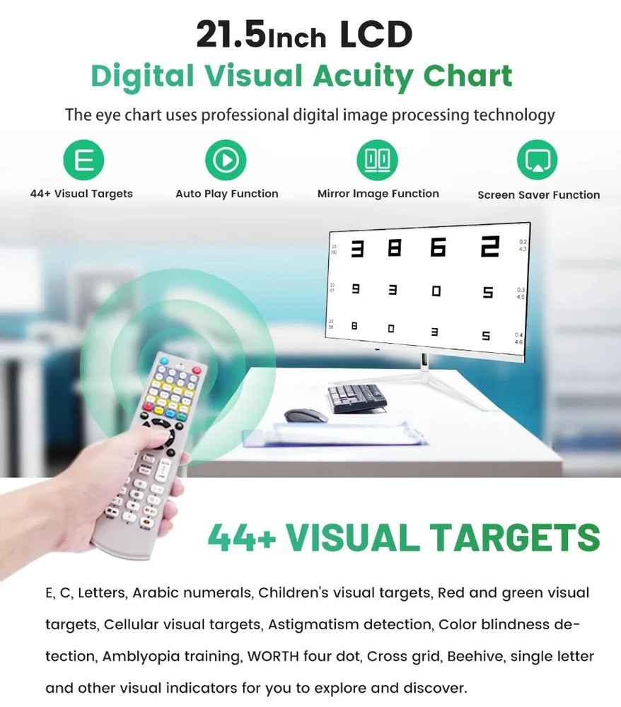 Frameless 21.5-inch HD LCD Vision Meter Vision Test Projector Display