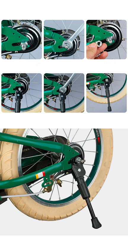 Children Bicycle Foldable Thickened Stand Stable Adjustable Kickstand 12"-20"