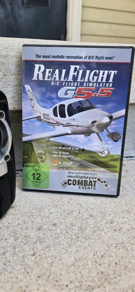Futaba RealFlight R/C Flight Simulator Interlink Elite USB Controller +GAME G5.5