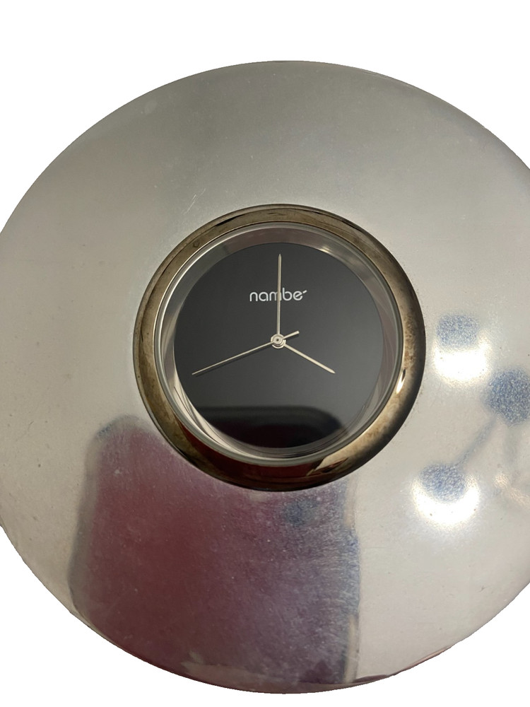 Nambe Desk Clock c.1996 6151