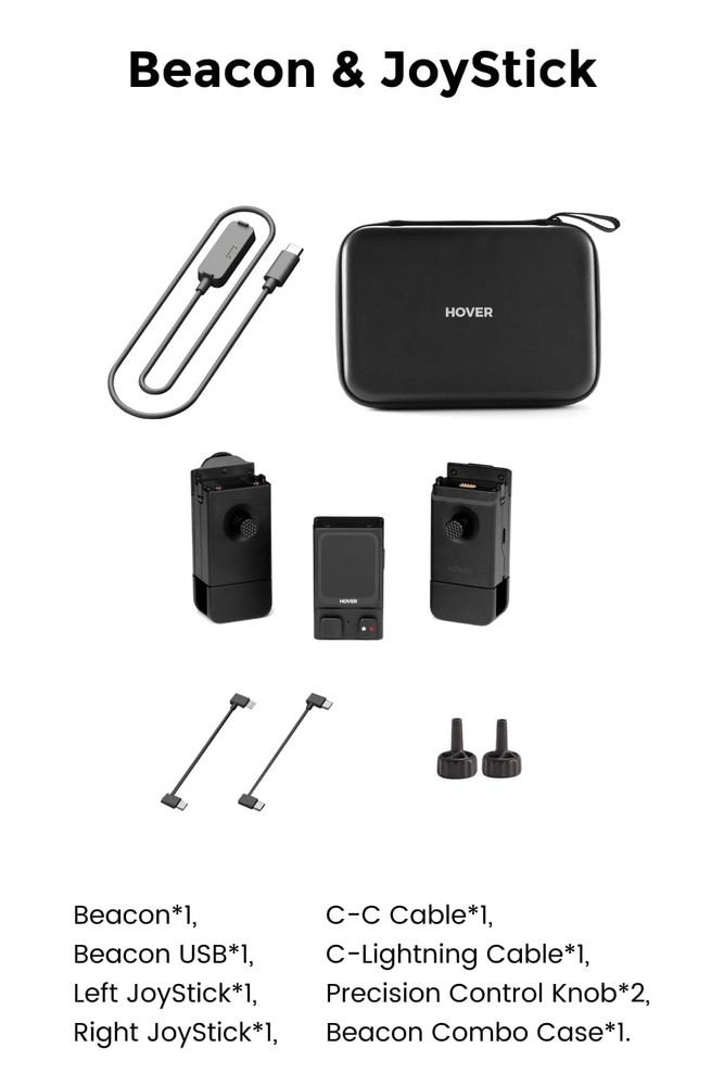 Hoverair Beacon & Joystick Set – Lightweight Motion Controller with Real-Time Di