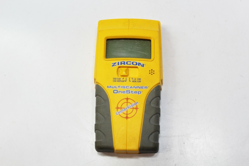 Zircon OneStep 4-Function CenterVision Stud AC Metal Wall MultiScanner READ DESC