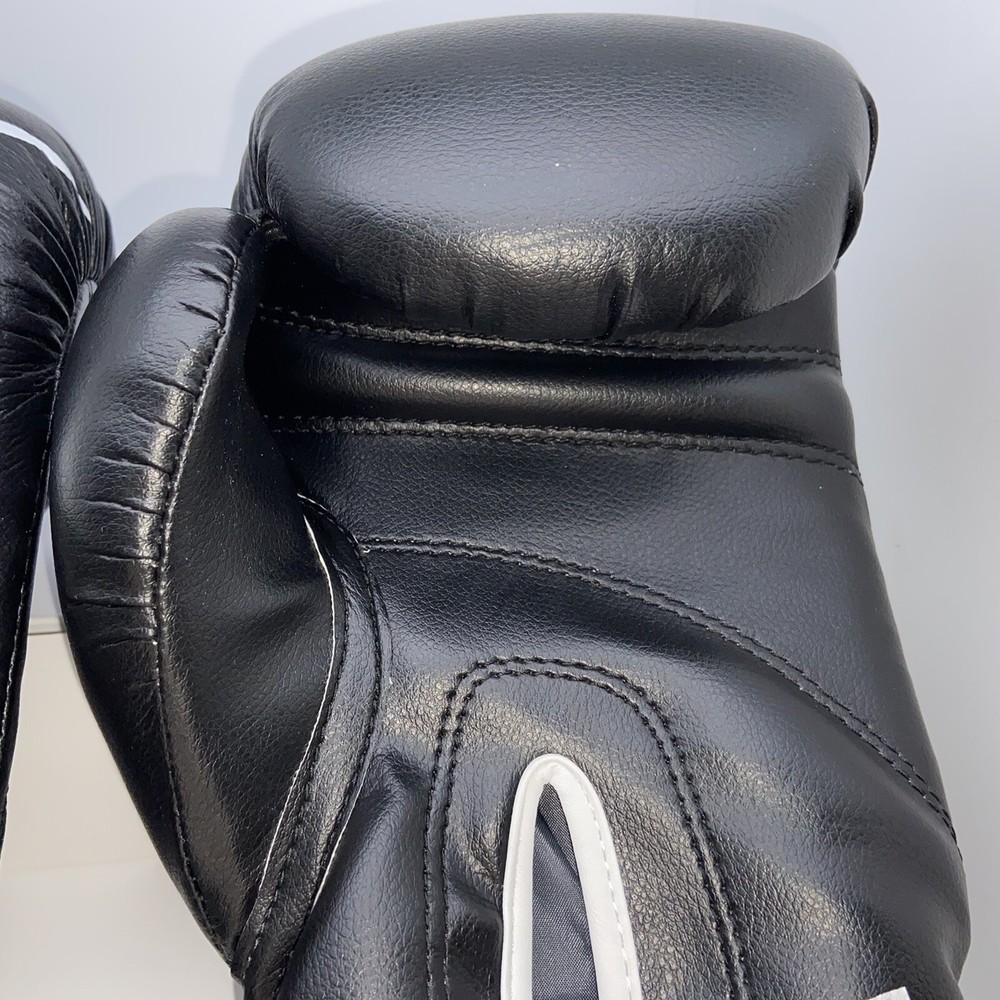 Sport Essentials 14oz Boxing Gloves Adjustable Hook & Loop Wrist Strap Black