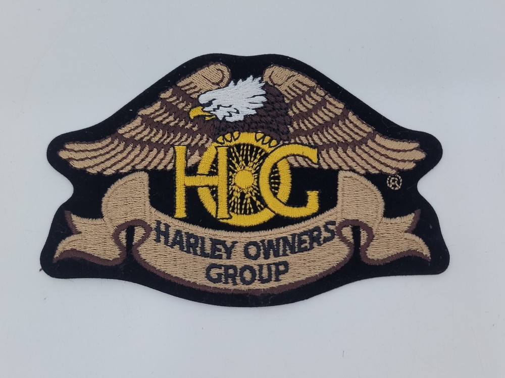 Harley Davidson Motorcycles HOG Owners Embroidered Patch Vest Jacket