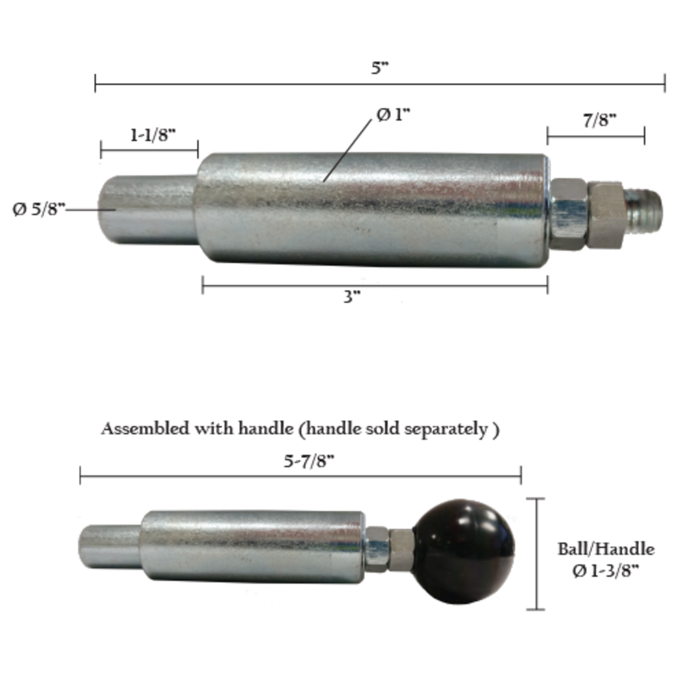 5-7/8" Spring Loaded Gate Door Latch Fence
