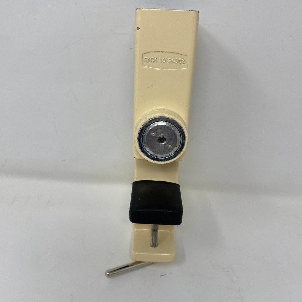 Back to Basics Grain Mill Model 555 Manual Clamp On Grinder - Missing Handle!!!