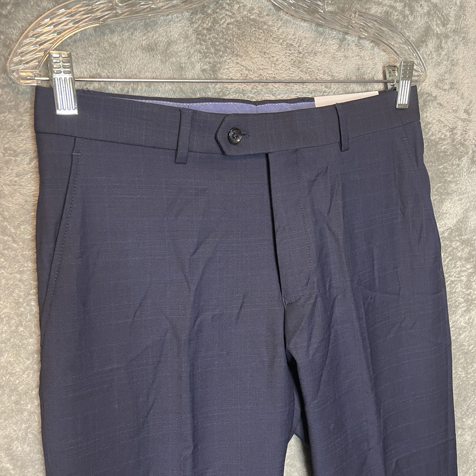 Tommy Hilfiger Mens Modern Fit TH Flex Stretch Solid Performance Pants Navy