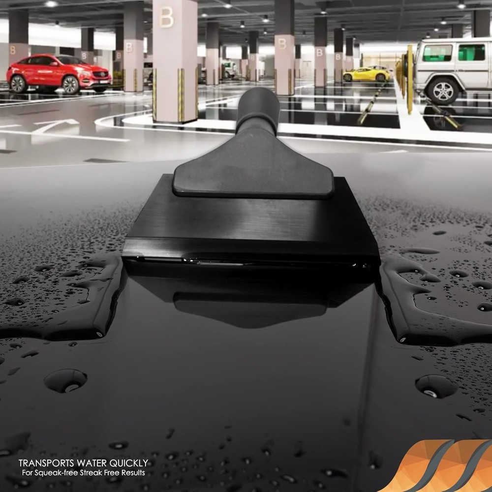 EHDIS Small Squeegee 5 inch Rubber Window Tint Windshield Scraper for Black