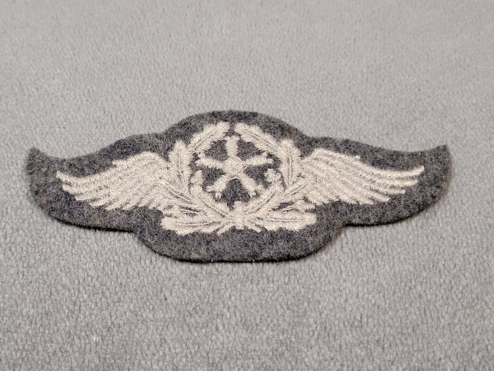 German WW2 Luftwaffe Flight Technical Personnel Mechanics Trade Patch Bring Back