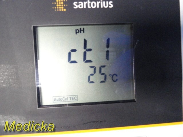 Sartorius Corp Ph Basic pH Meter; Benchtop; R&D Monitor ~ 33147
