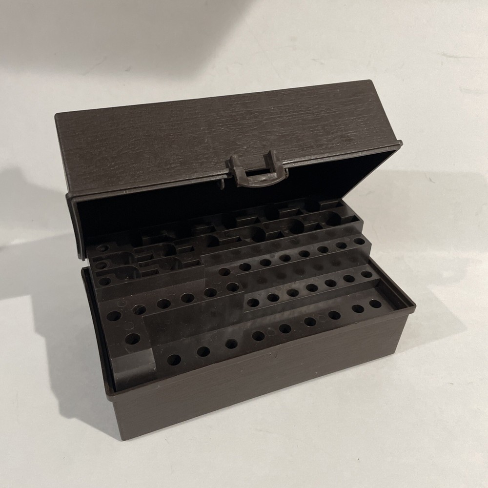 Old Vintage CRAFTSMAN Router&Drill Bits Storage Box ONLY BOX