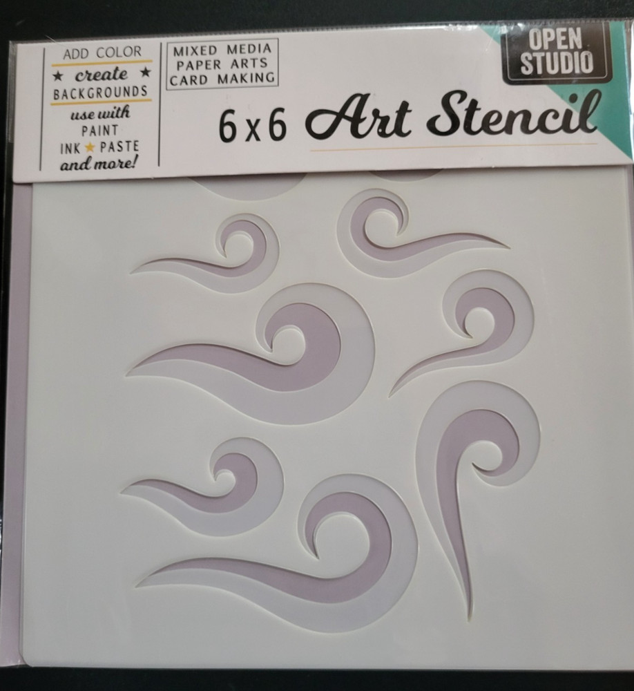 MEMORY BOX Curling Waves 3D Embossing Folder Matching Dies and Stencil Set Ocean