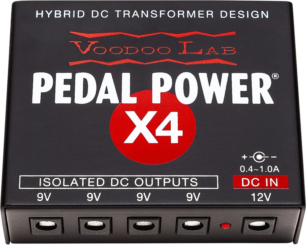 Dingbat Tiny Pedalboard with Pedal Power X4