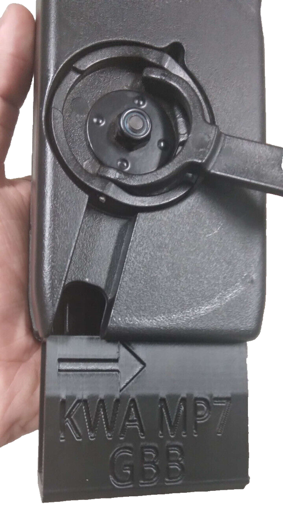 KWA MP7 Airsoft GBB Odin Speedloader Adapter (Black)