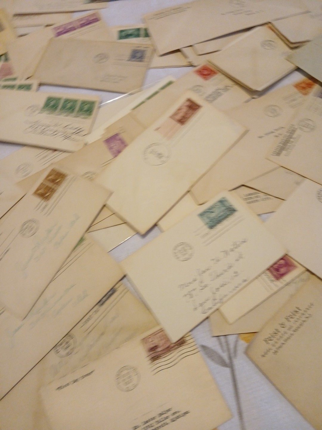 U.S.-1930's-40's-50's-60's-lot of 100 Early Postal Covers Random Pull FDC Estate