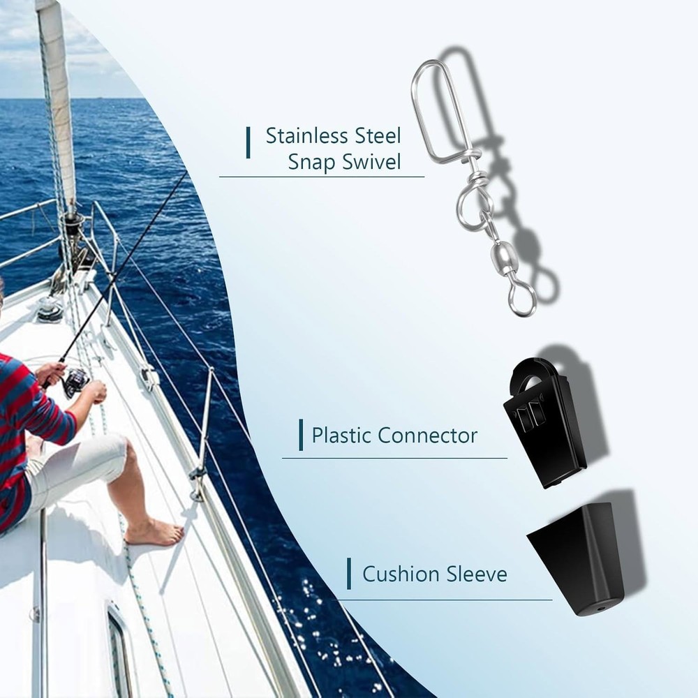 2250141 Line Terminator Downrigger Accessory 2-Pack for Downrigger, Reduce Shock