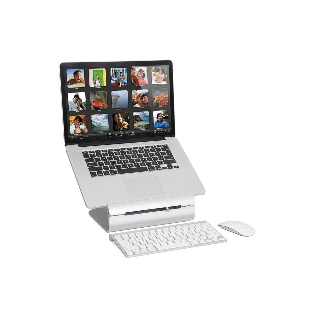 Rain Design iLevel2 Adjustable Height Laptop Stand (Patented) (Silver) silver