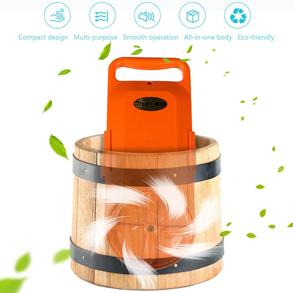 Portable Mini Washing Machine, Bucket Mounted Washing Machine, Compact Semi A...